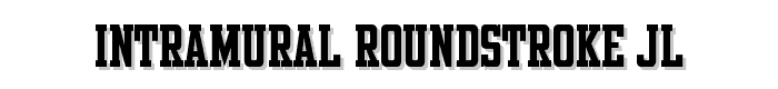 Intramural Roundstroke JL font
